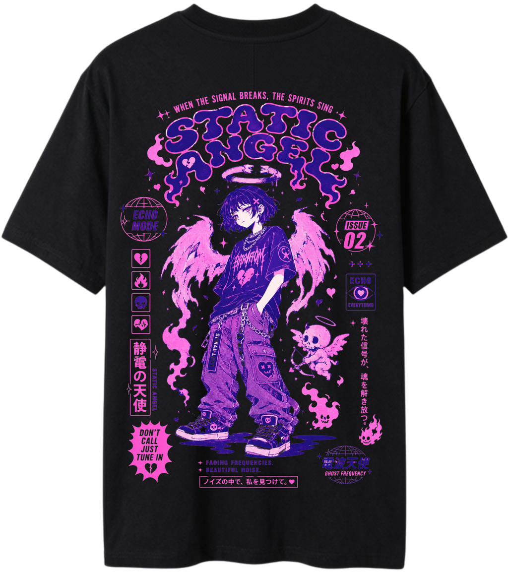 Camisa Oversized - Static Angel